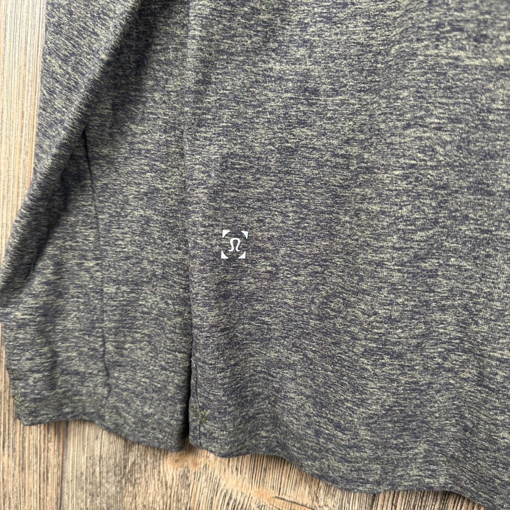 Lululemon Surge Warm Long Sleeve Crewneck Sweatshirt Green Size XL Athletic - Picture 6 of 7